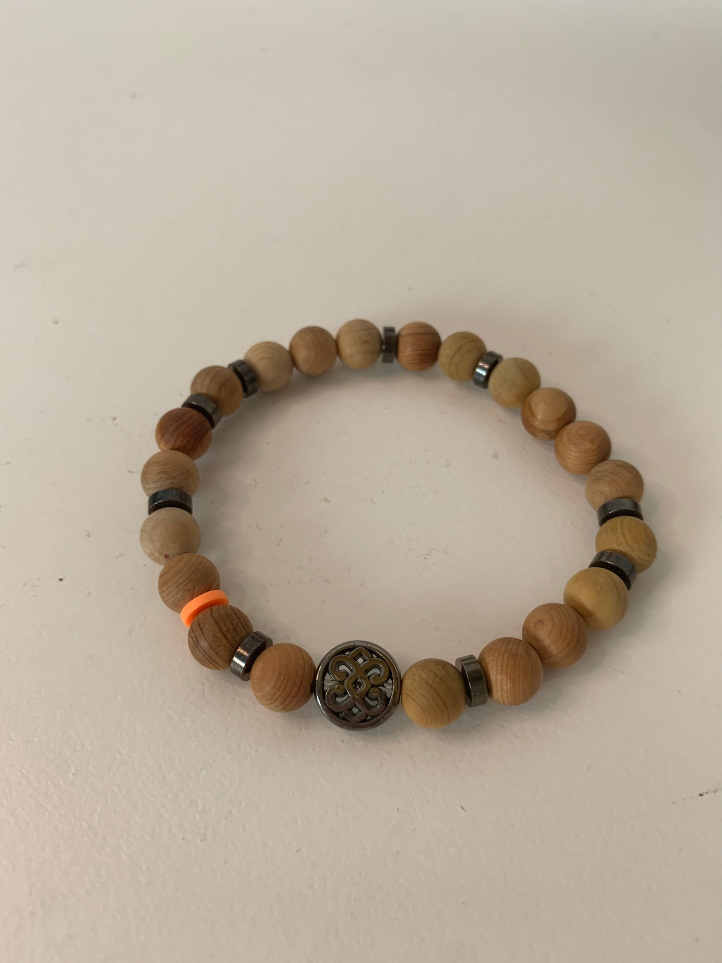 Bracelet Bois Arborvitae et acier