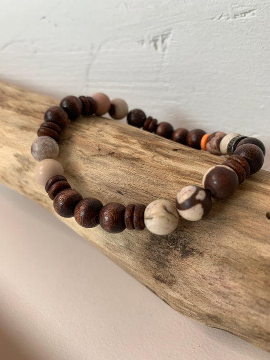 Bracelet Agate Coffee