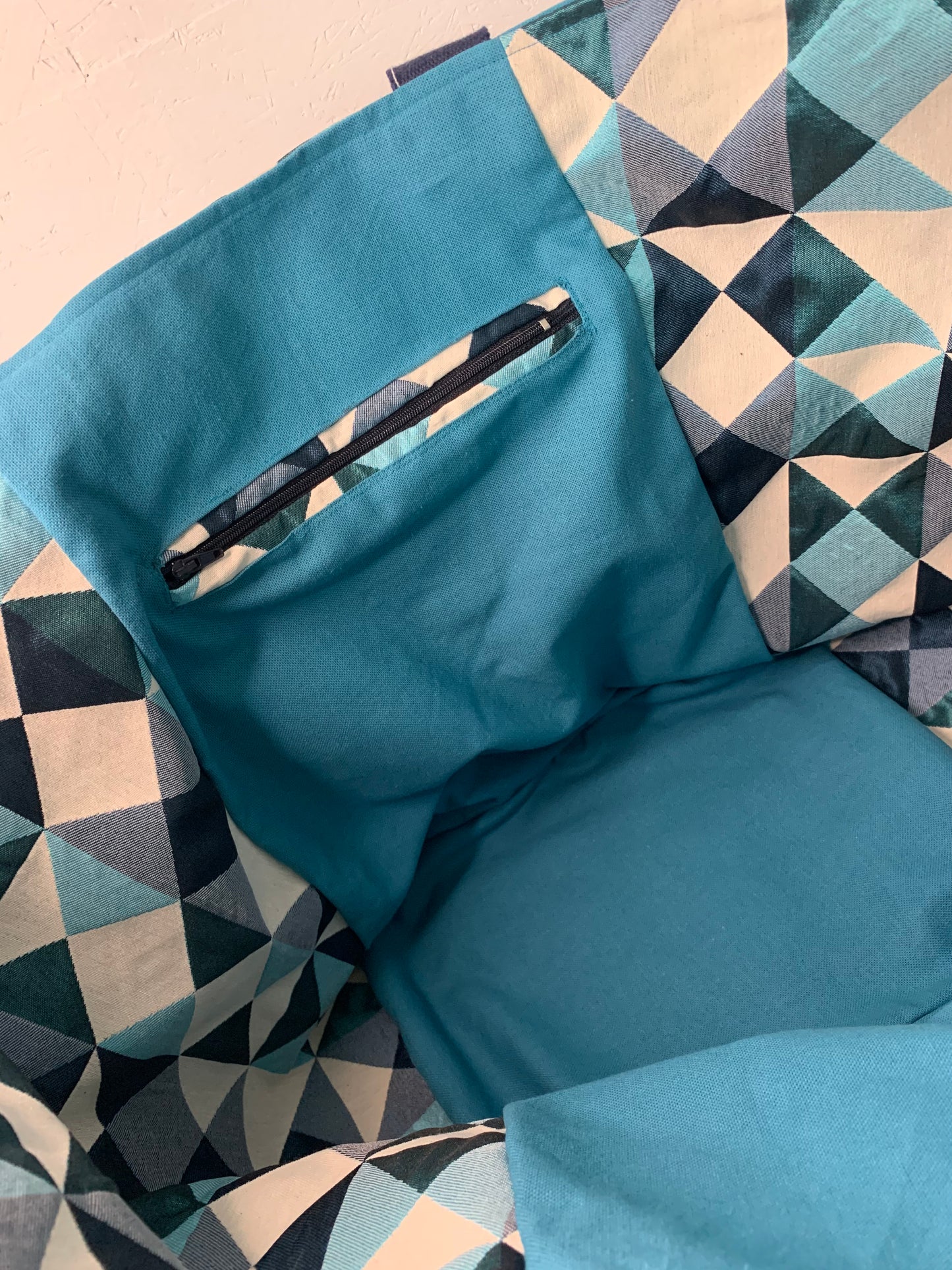 Sac cabas turquoise