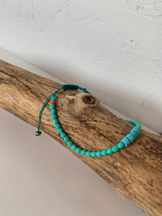 Bracelet Howlite turquoise