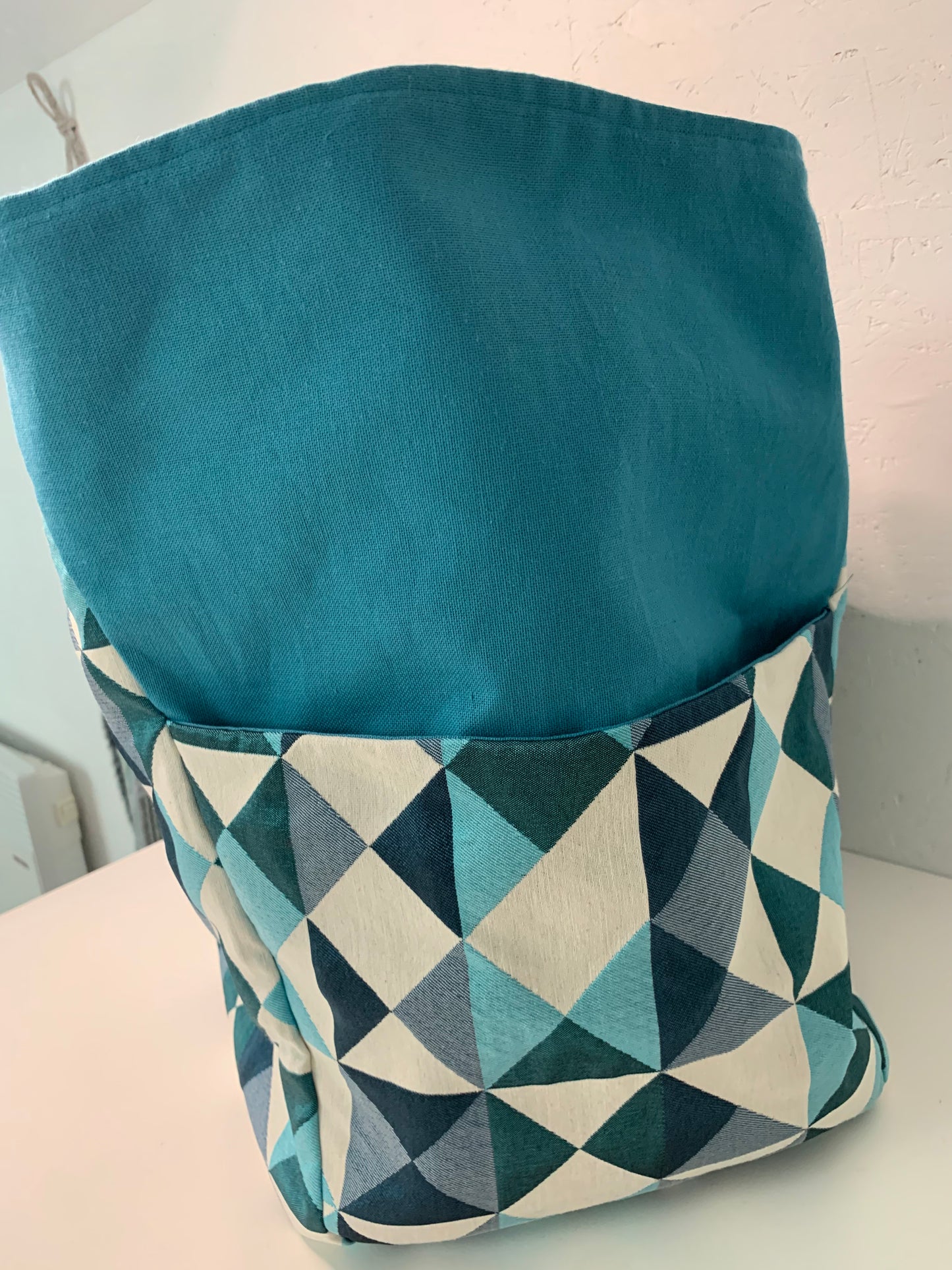 Sac cabas turquoise