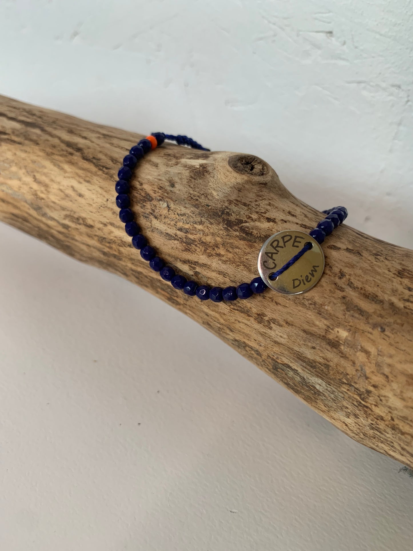 Bracelet "CARPE Diem" argenté